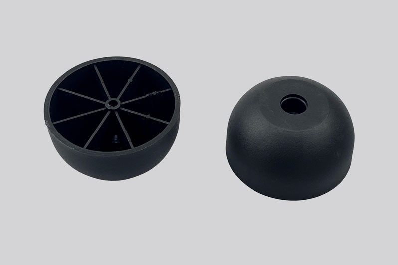 86mm Semi-circular Leg - 45mm Height (Sofa Leg)