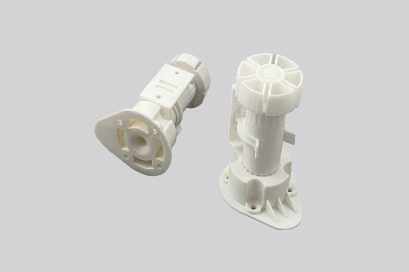 95-125mm White Adjustable Leg
