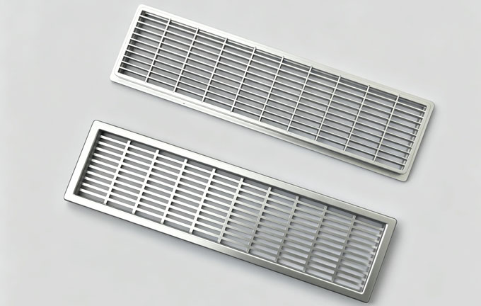 Silver Ventilation Mesh (Spray-Painted Finish)