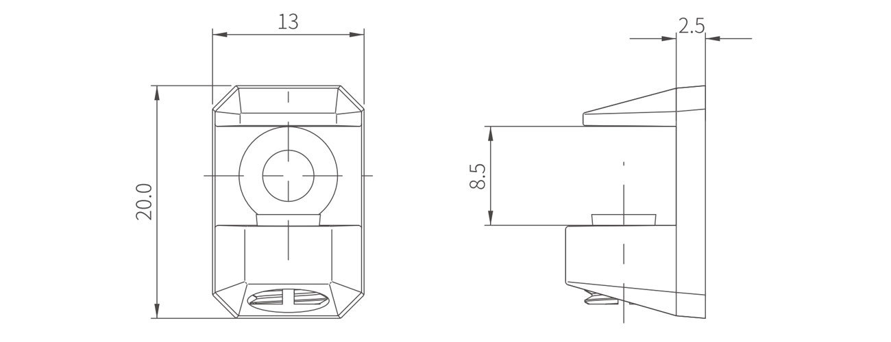 Glass Clip MK-BLJ-63-57-02