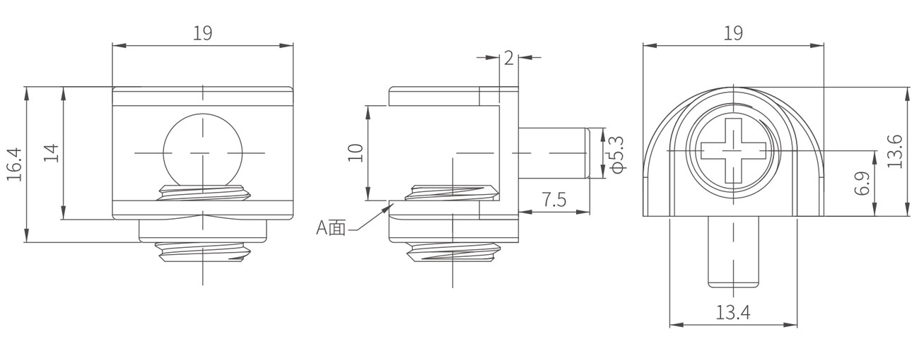 Glass Clip MK-BLJ-63-57-38