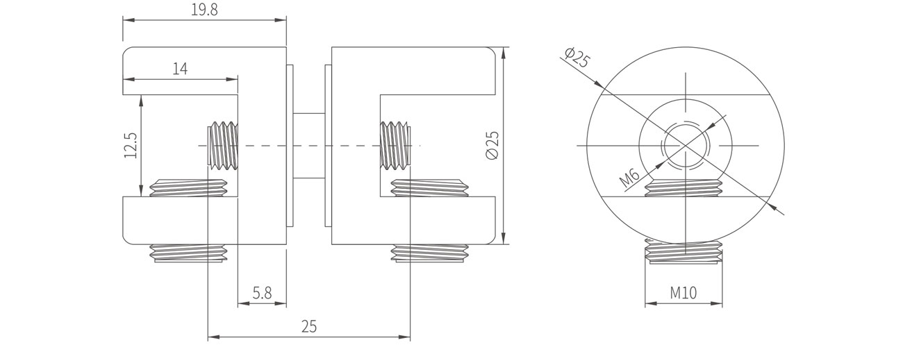 Glass Clip MK-WYT-D036