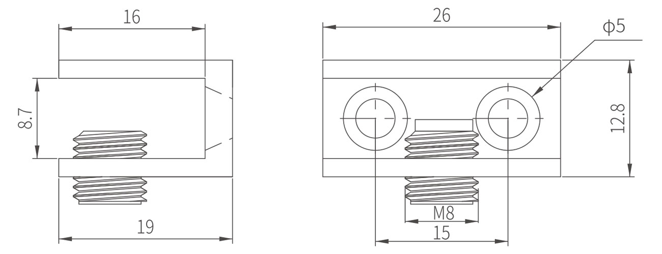 Glass Clip MK-JHD-J101