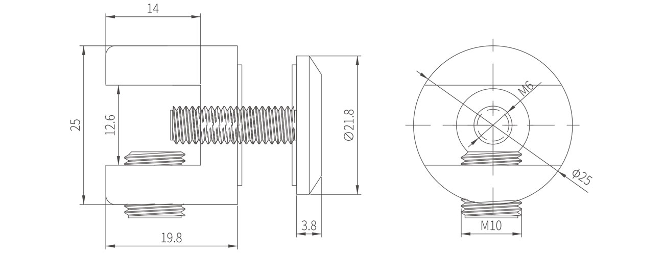 Glass Clip MK-WYT-P036
