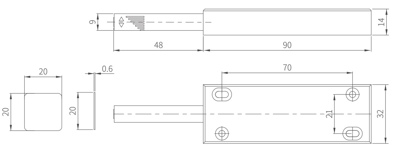 Magnetic Push Open System MK-QF-883