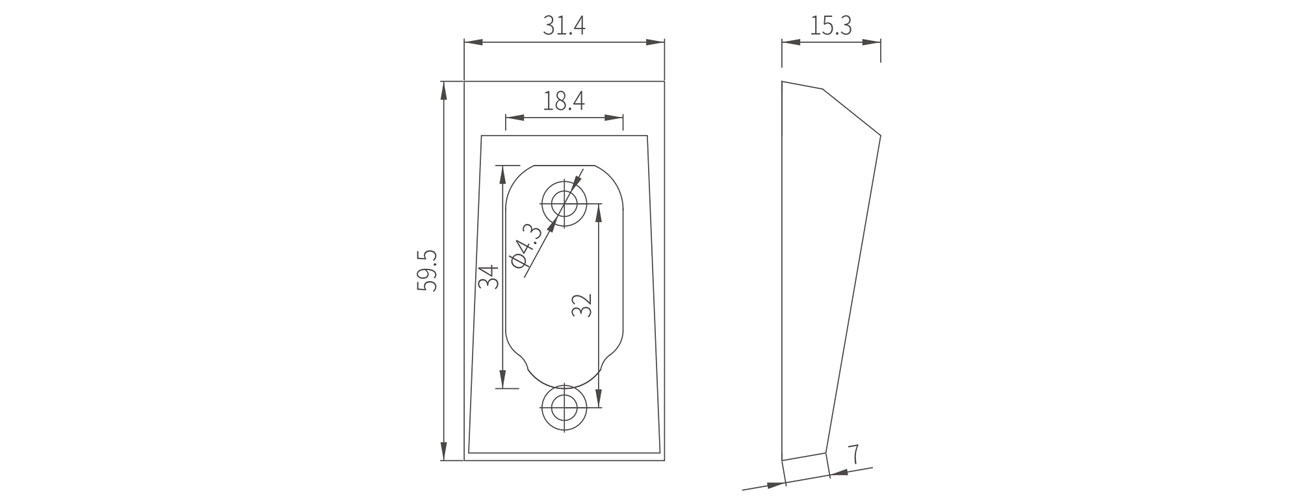 Plastic Clothes Tube Wardrobe Tube Support MK-YFS-QS