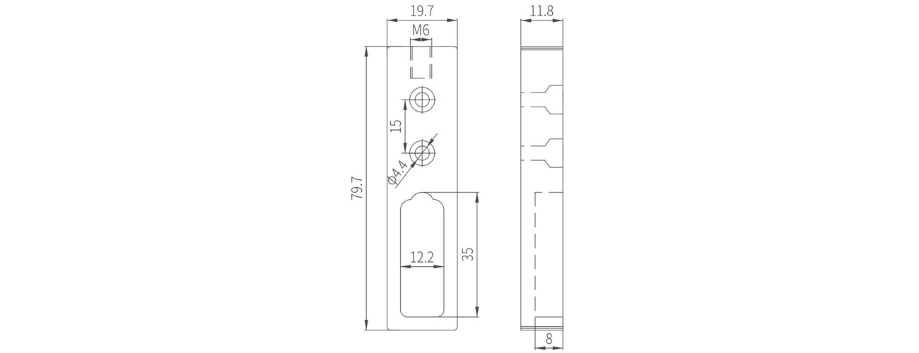 Wardrobe Tube Support MK-JH-010