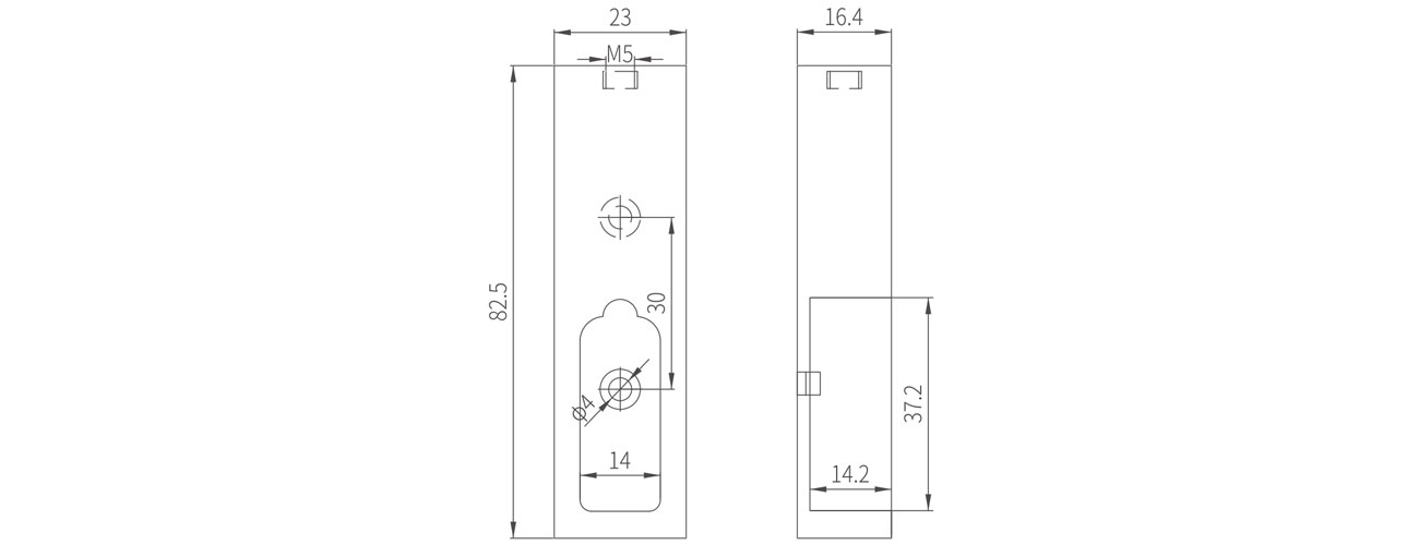 Wardrobe Tube Support MK-JH-016