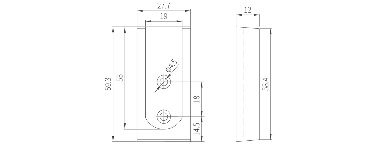 Wardrobe Tube Support MK-JH-023
