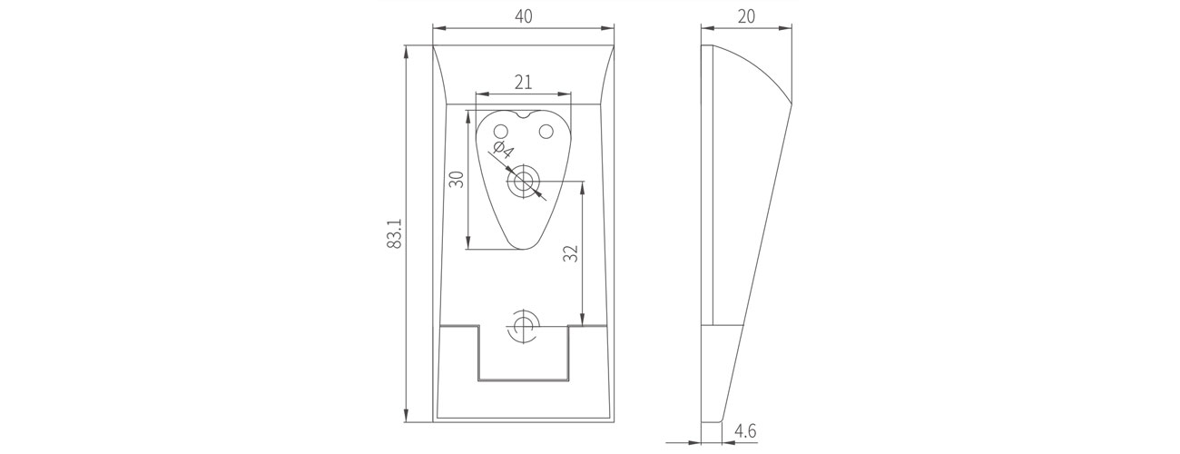 wardrobe-tube-support-mk-jx-tx-part-drawing