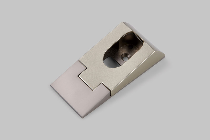 Zinc Alloy + ABS Wardrobe Tube Support