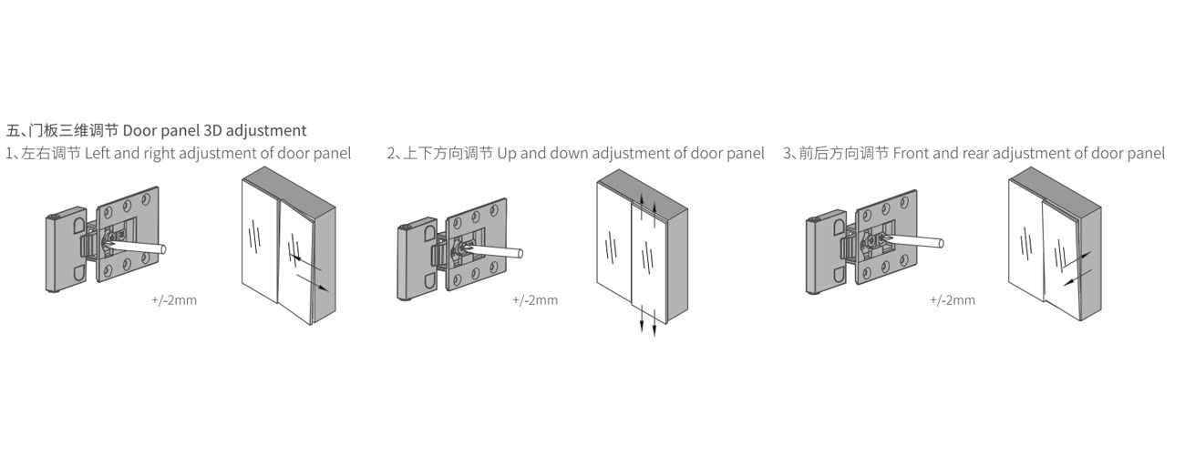 Full Overlay 180° Single Axis Needle Hinge 2.0 MK-KY-ZS2.0-180D