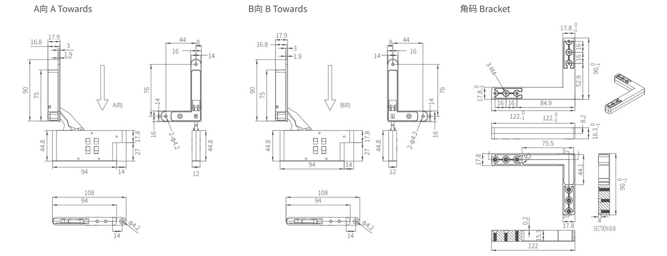 Heavy-weght Hinge (2.0) MK-KY-TDJ2.0-30KG