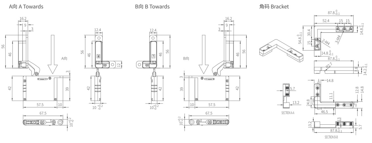 Light-weight Hinge (2.0) MK-KY-TDJ2.0-25KG