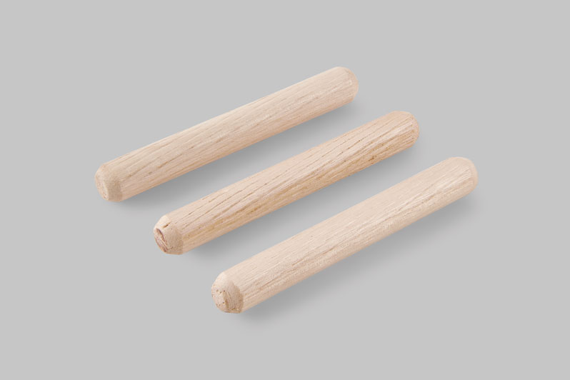 Wood Dowel With Diagonal Stripe MK-MKXW