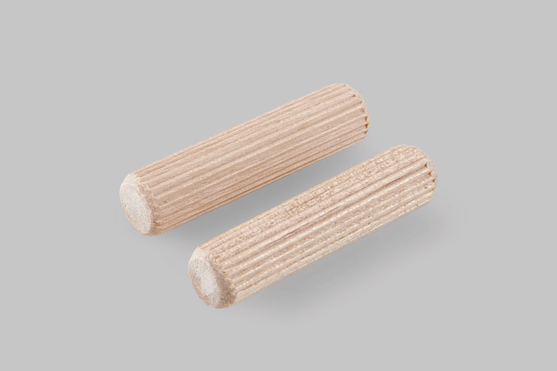Wood Dowel With Vertical Stripe MK-MSZW