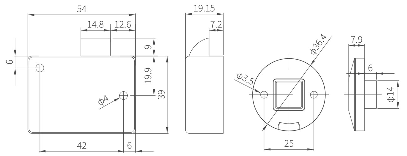 Zinc Alloy Smart Lock MK-XBS-138-1