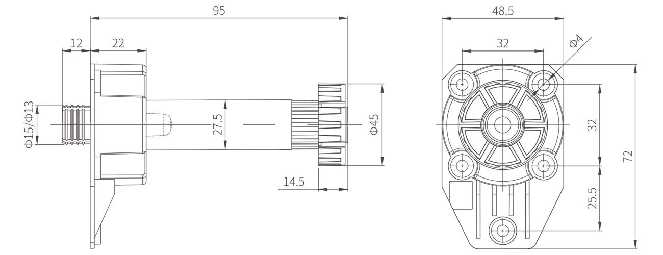 Adjustable Cabinet Foot MK-TH-100-130-AK