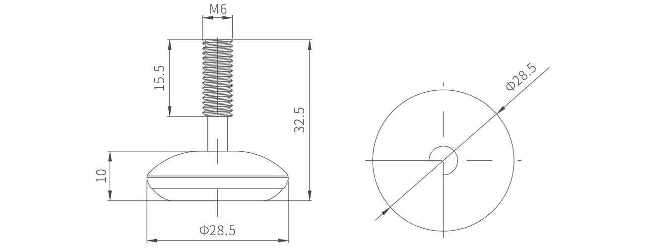 Adjustable Foot MK-XQ-5503