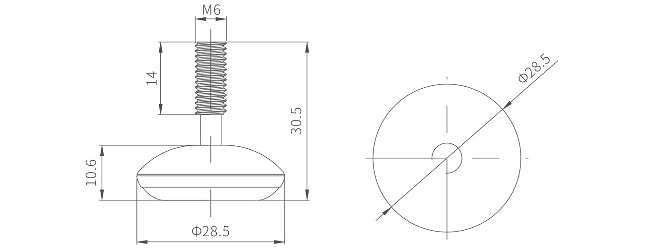 Adjustable Foot MK-XQ-5601