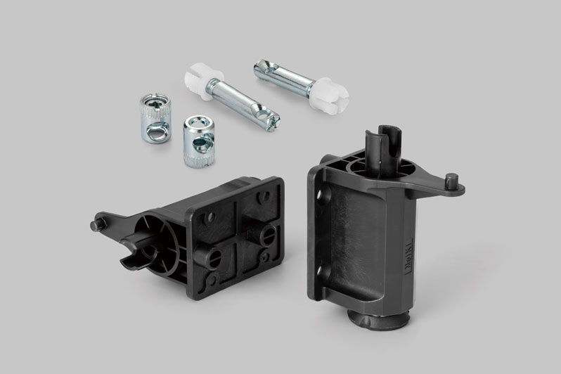 Plastic + Carbon Steel Adjustable Legs
