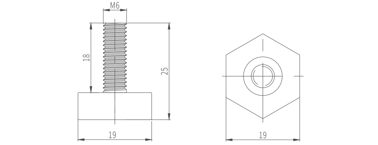 Fixed Adjustable Foot MK-XQ-7702