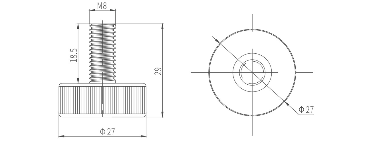 Fixed Adjustable Foot MK-XQ-7809