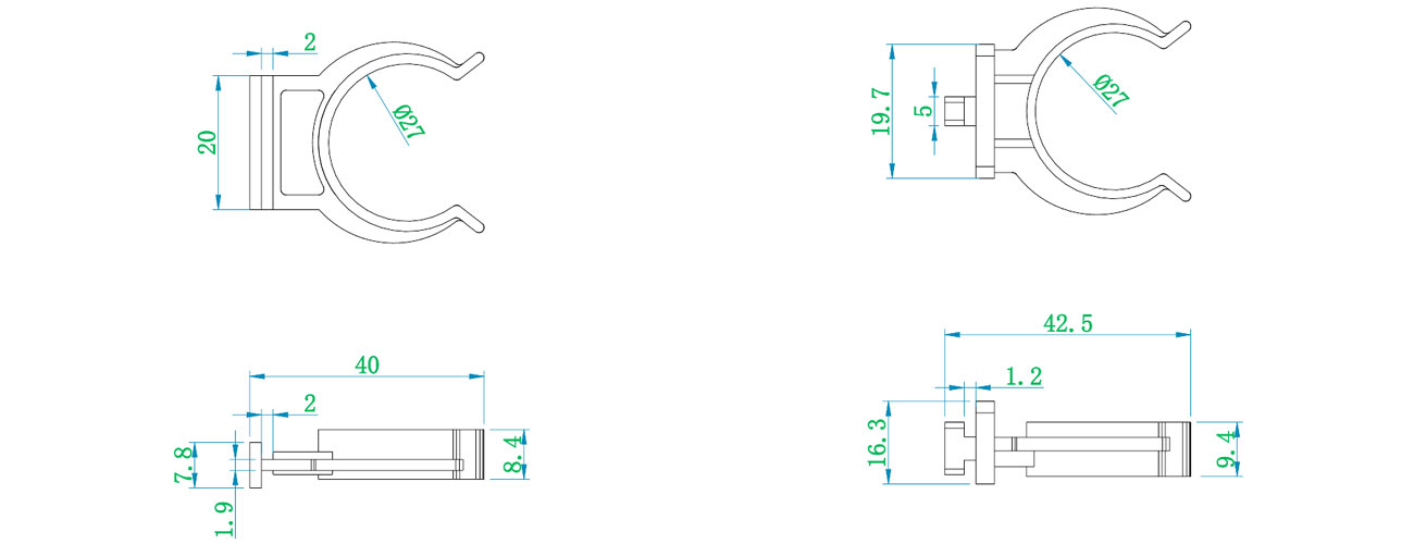 A120B Adjustable Leg (Range: 115–145mm) MK-TJJ-HJD-103