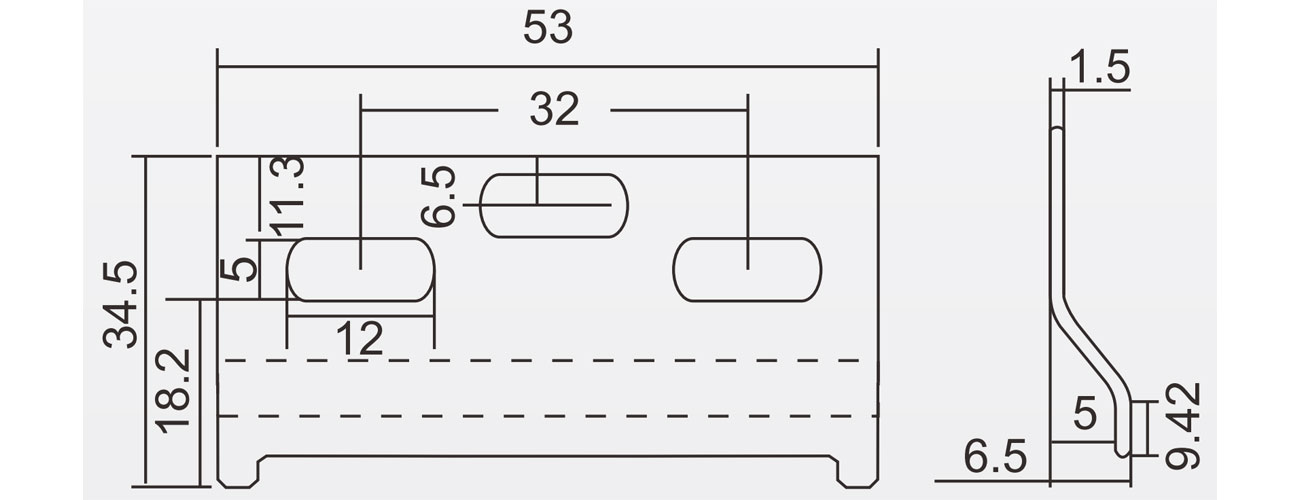 Cabinet Middle Hook Hanger AC04