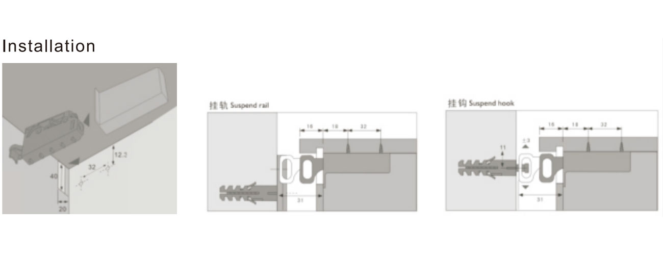 Cabinet Hanger F04