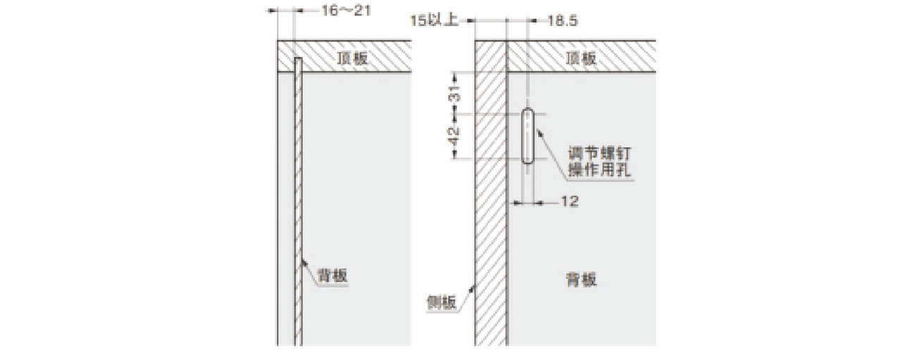 Drill-free Hidden Cabinet Hanger EE04
