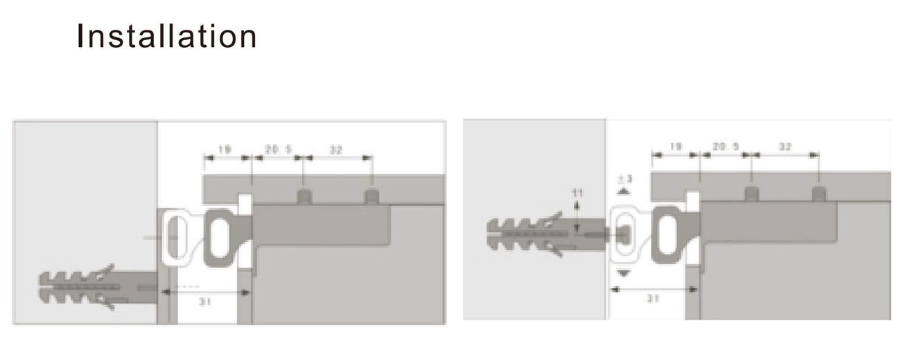 Heavy-duty Cabinet Hanger F06