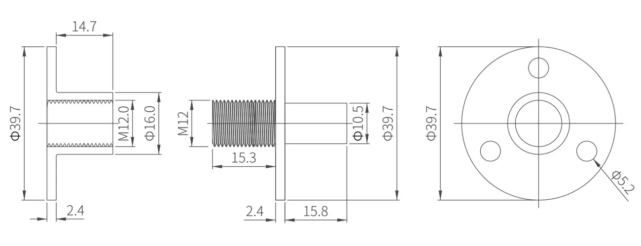 Furniture Nut MK-M12XCZ