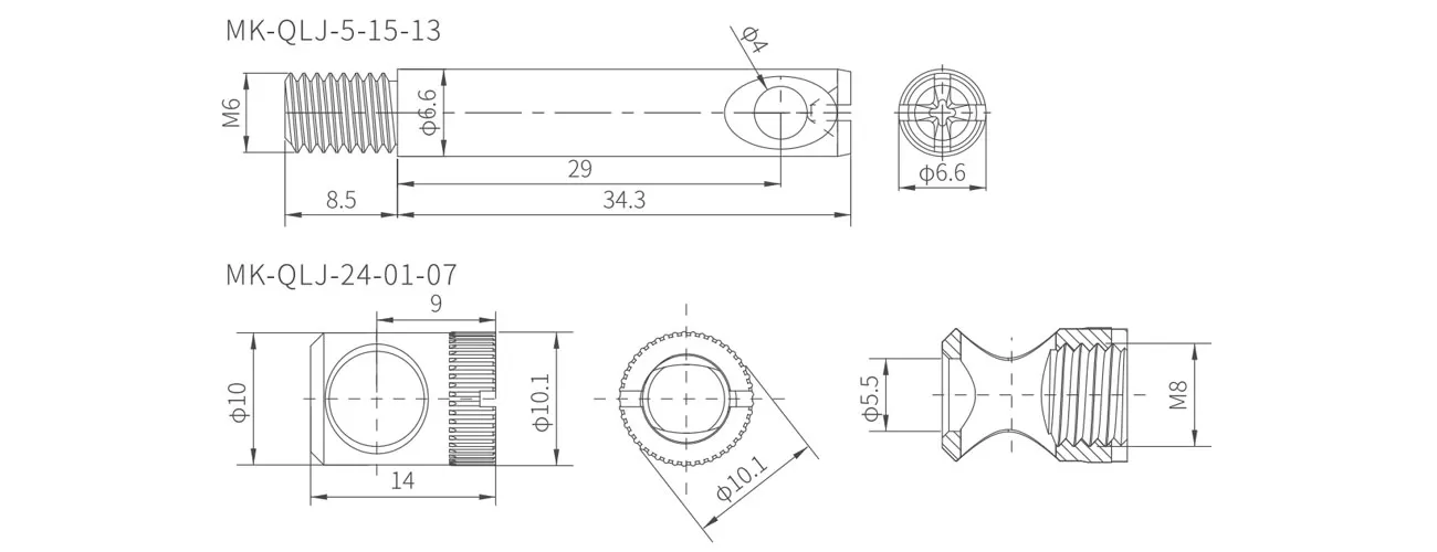 Strong Connector MK-QLJ-5-15-13