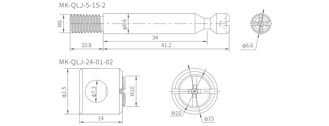 Strong Connector MK-QLJ-5-15-2