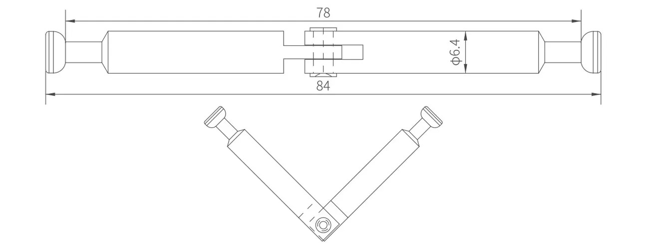 Double Folded Bolt MK-ST-3-10-1