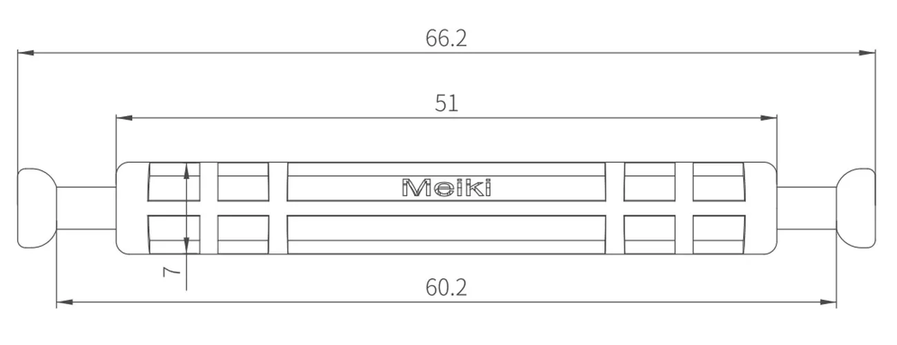Plastic Double-ended Bolt MK-ST-3-10-4