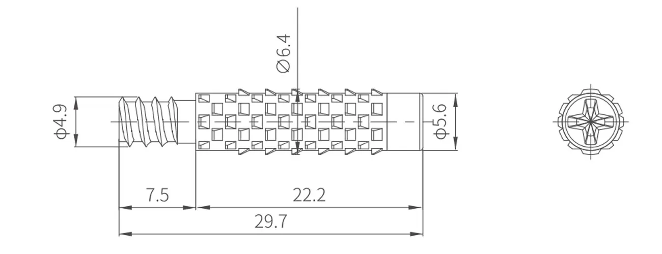 Sawtooth Invisibke Fastener MKBS-LYG-1-2-3