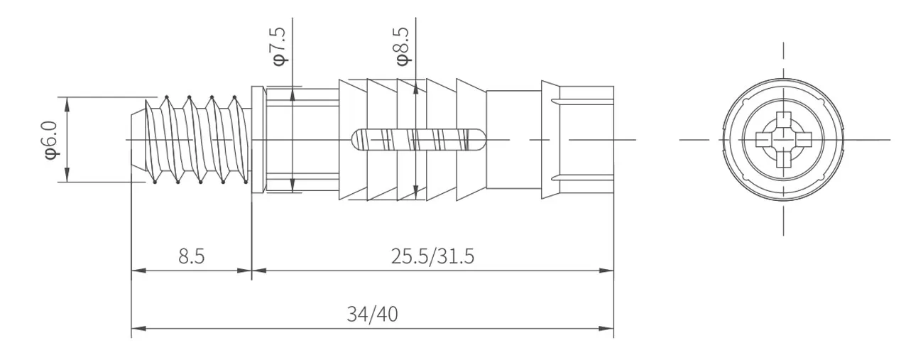 Invisible Connectors MKBS-YXG-1-9-5