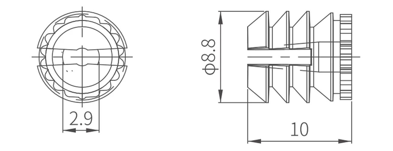 Nylon Nut MK-YMJ-30-00-05