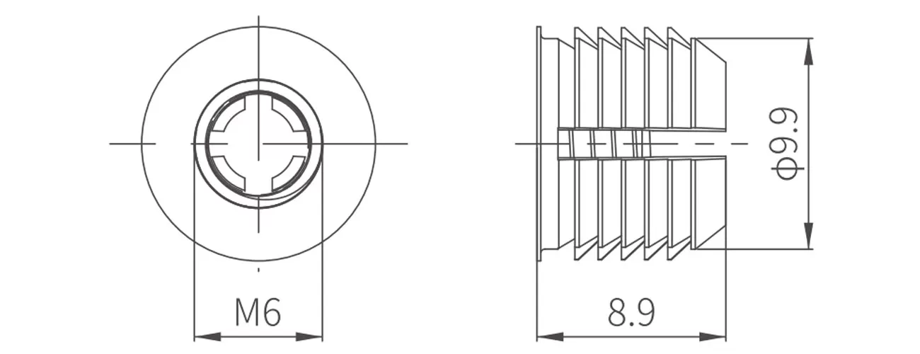 Nylon Nut MK-YMJ-30-02-09