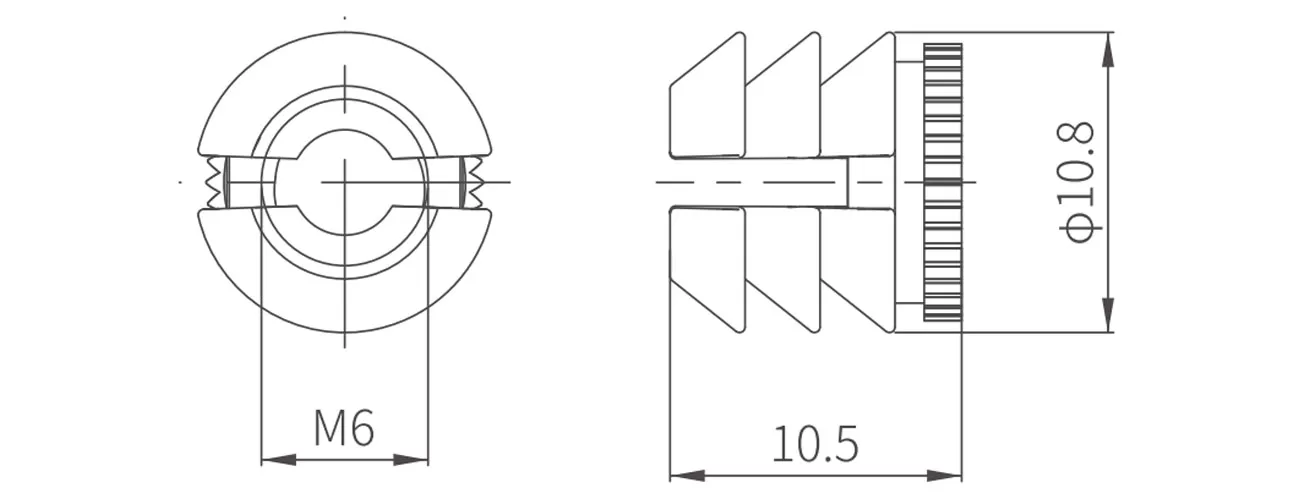 Nylon Nut MK-YMJ-30-04-07