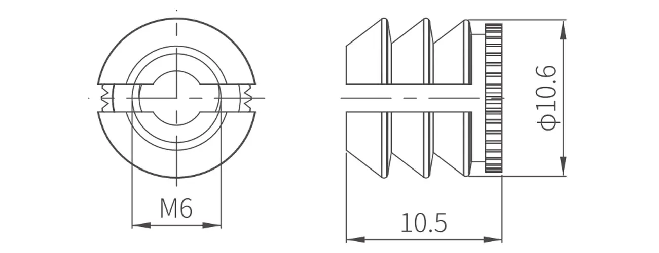 Nylon Nut MK-YMJ-30-04-15