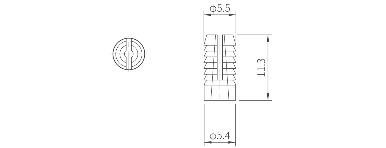 Plastic Nut MK-5*12SLZD