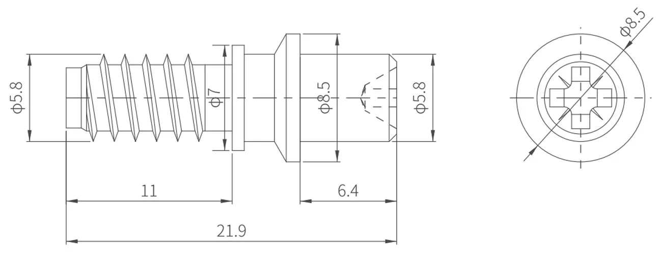 Shelf Pin MKGBD-13-2-3