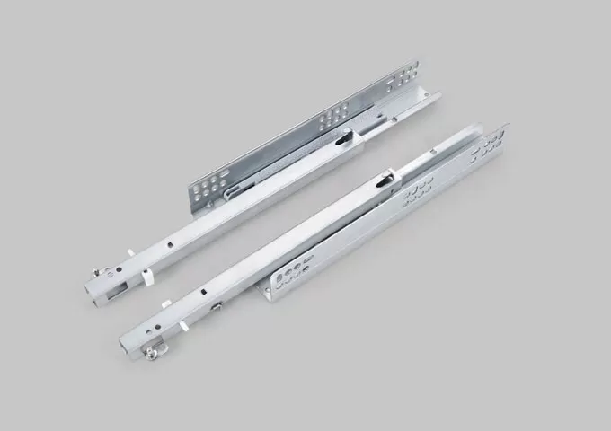 Two-segment Push-open Concealed Slide (with Fixing Pin) MK-RXFT216B