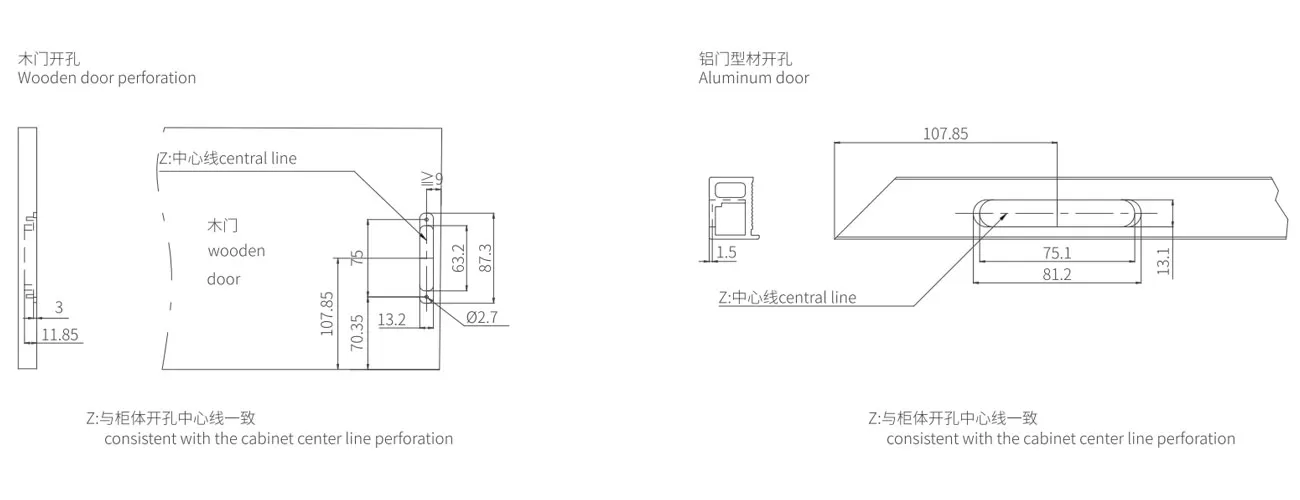 Upward Free Stop Lift System MK-KY-JJSF-300 Perforation Parameters